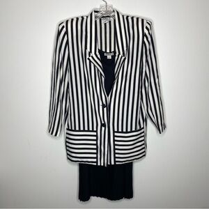 Taurus II Vintage Striped Blazer Dress Combo